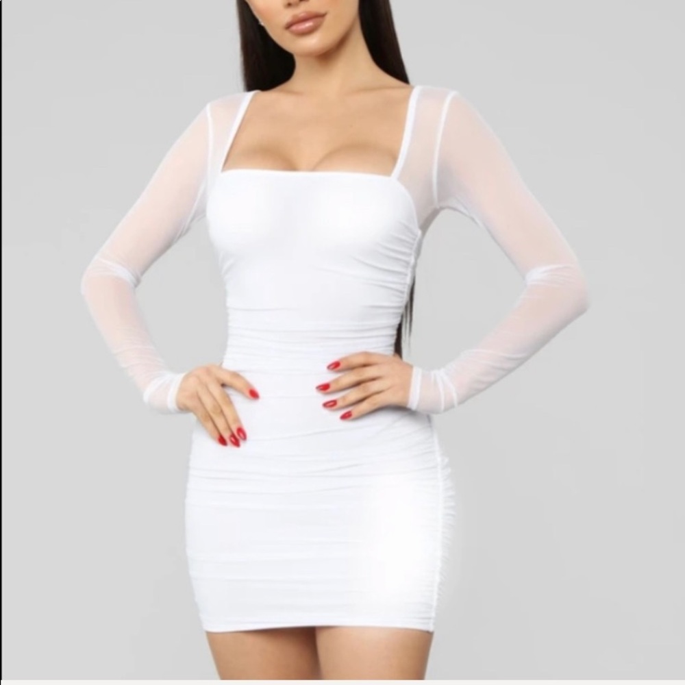 white dress